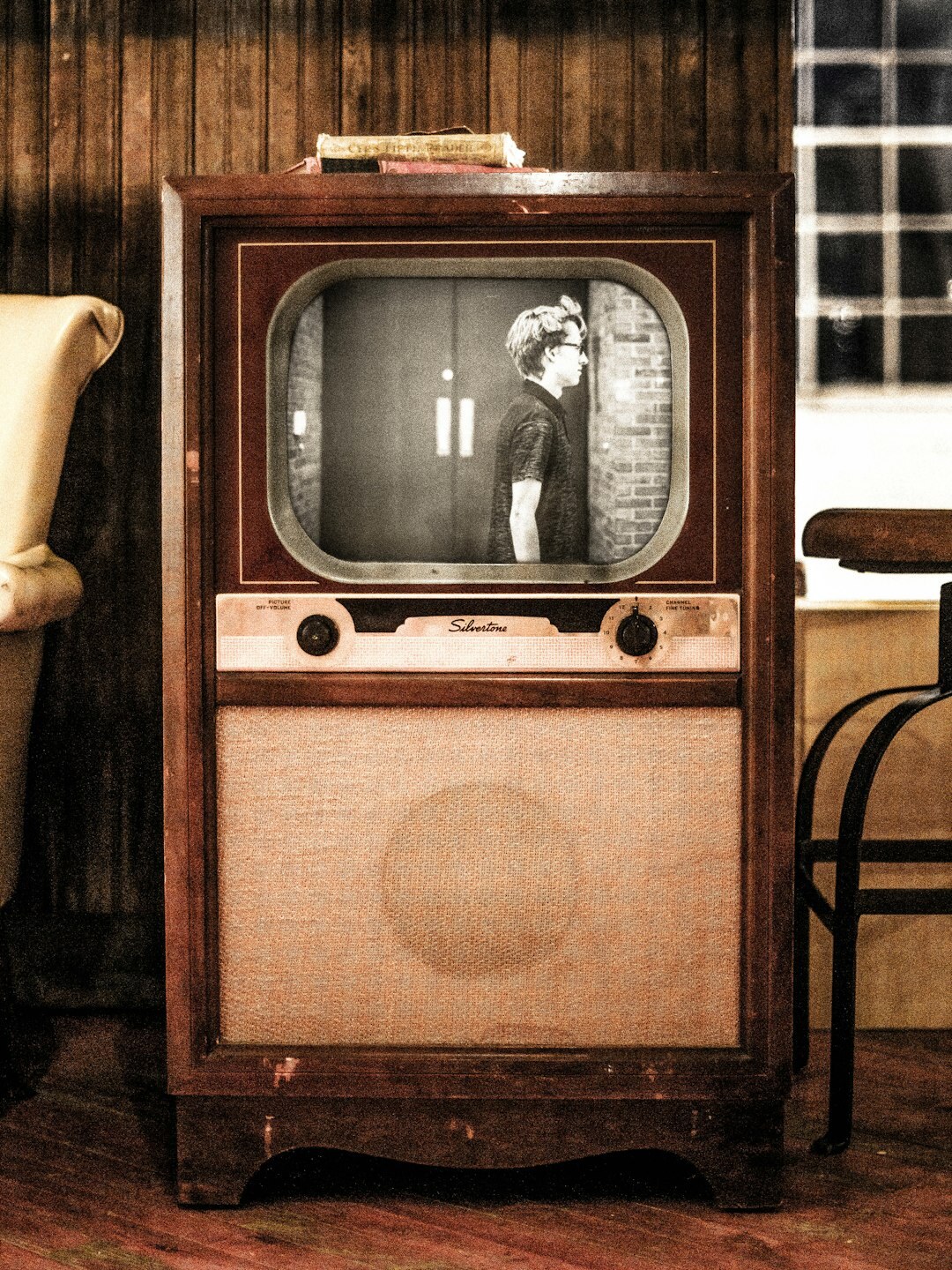 vintage television broadcast