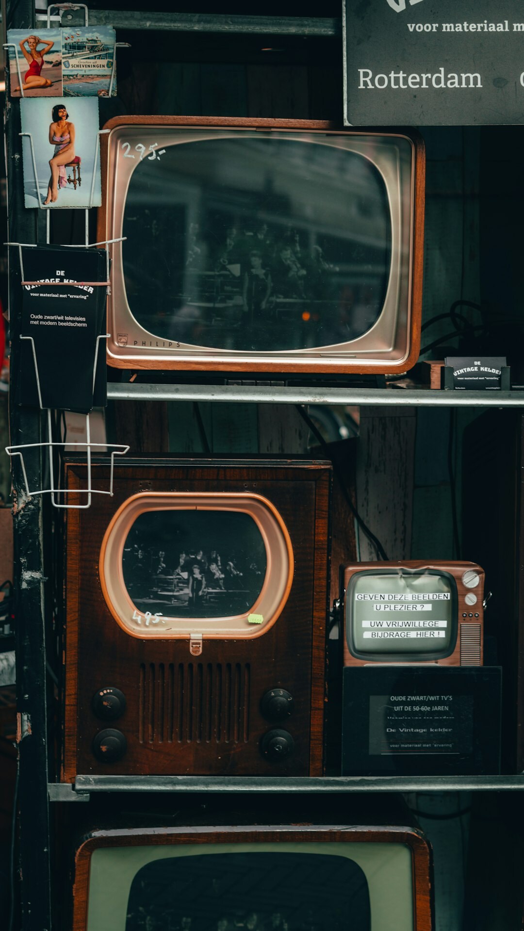 vintage television set